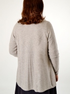 Swing Pleat Cardigan by Kinross Cashmere