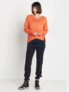 V-Neck Crop Sweater by Planet