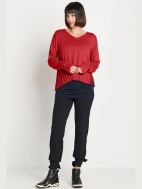 V-Neck Crop Sweater by Planet