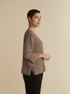 V-Neck Vent Top by Cut Loose