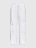 White Cargo Pants by Alembika