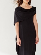 Wide Neck Dress by Alembika