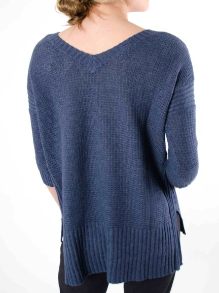 Textured Pullover by Kinross Cashmere at Hello Boutique