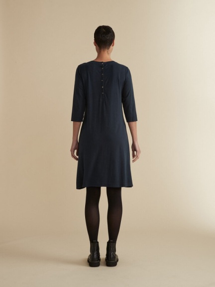 3/4 Slv Scoop Neck Dress by Cut Loose