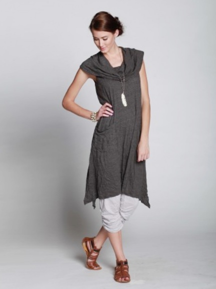 Autumn Cowl Neck Pocket Tunic by Chalet et Ceci at Hello Boutique