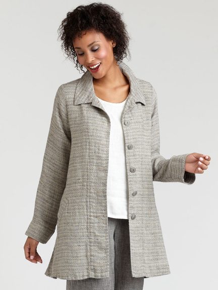 Bias Back Jacket by Flax at Hello Boutique