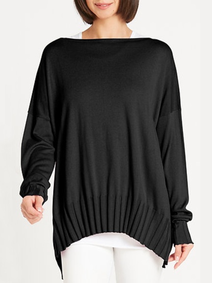 Boat Neck Sweater by Planet at Hello Boutique