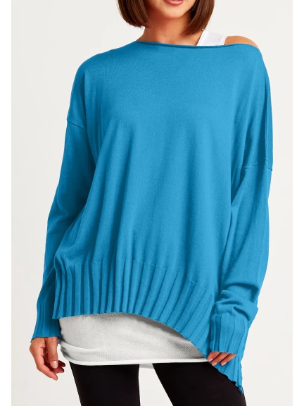 Boat Neck Sweater by Planet at Hello Boutique