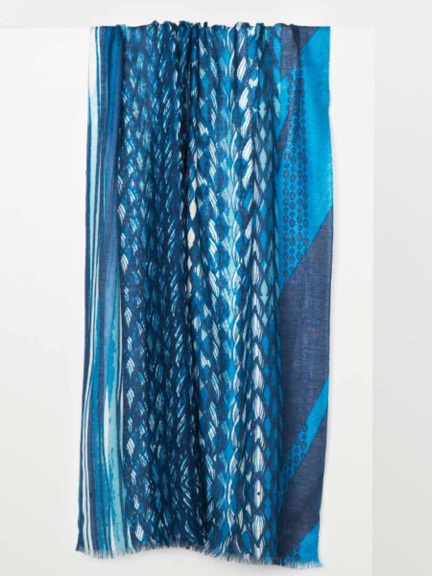 Braided Stripe Scarf by Kinross Cashmere