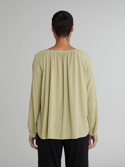 Collarless Blouse by Cut Loose