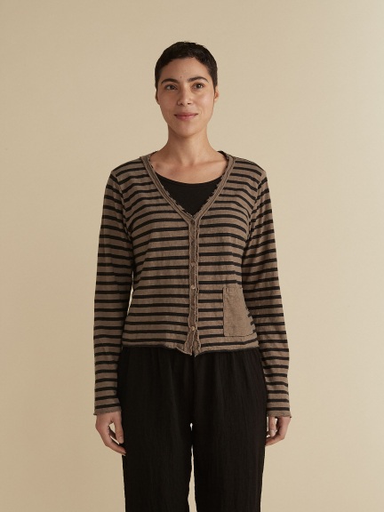 Crop Pocket Cardi by Cut Loose