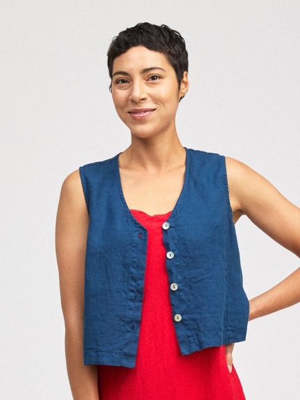 Crop Vest by Cut Loose