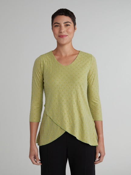 Double Layer V-Neck by Cut Loose