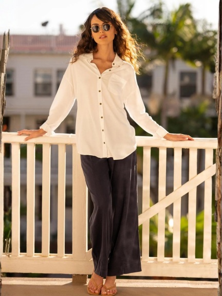 Dusten Button Top by XCVI