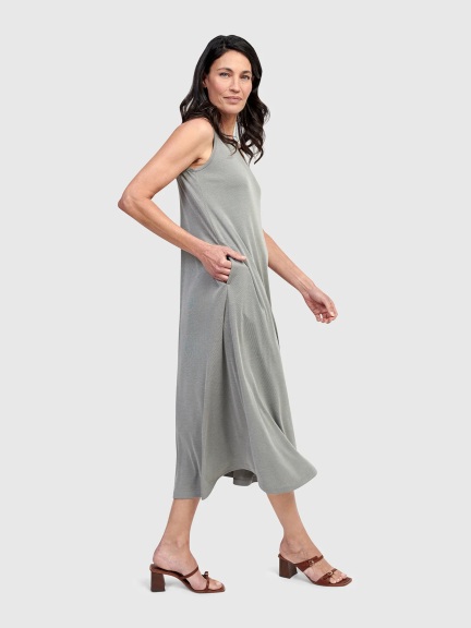 Essential Sleeveless Midi Dress by Alembika