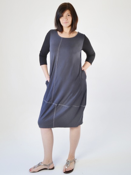 Exposed Seam Dress by Alembika at Hello Boutique