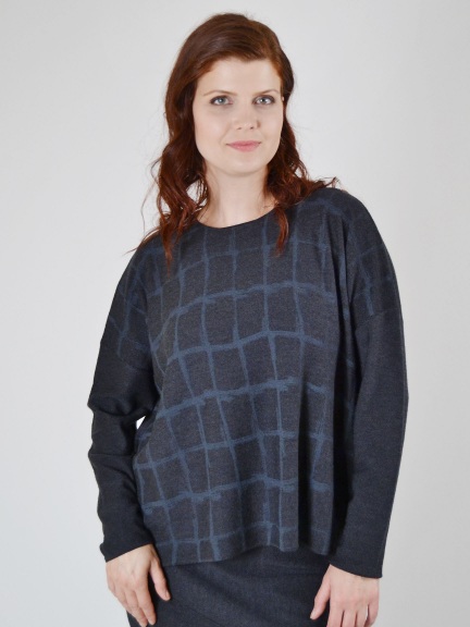 Grid Sweater by Banana Blue