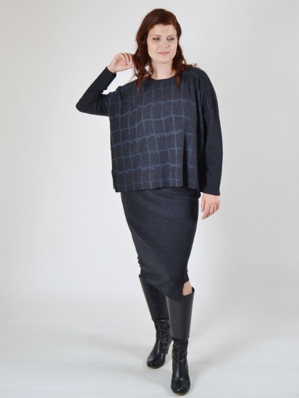 Grid Sweater by Banana Blue