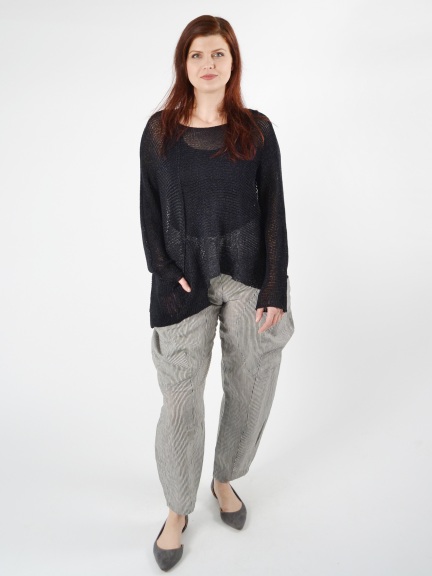 Knit Mesh Sweater by Alembika at Hello Boutique