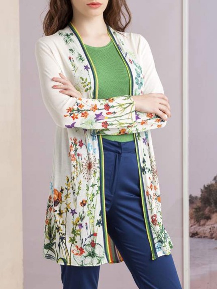 Floral Cardigan by Ivko at Hello Boutique