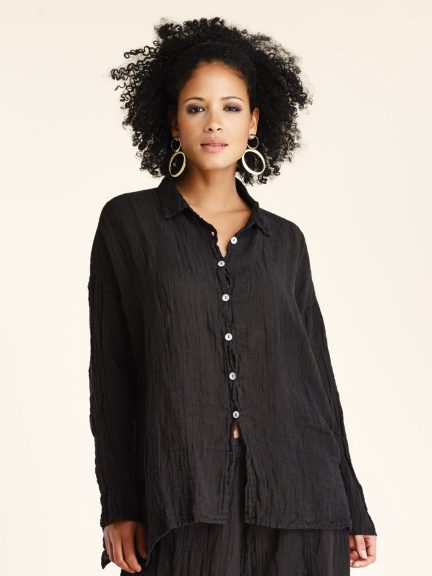 Linen Gauze Shirt by LUNA LUZ at Hello Boutique