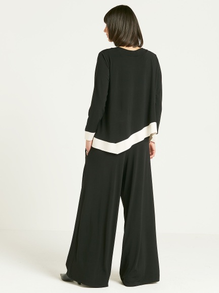 Matte Jersey Wide Leg Pants by Planet (Knit Pant)