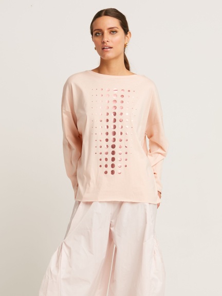 Metallic Dot Dot Dot Boxy T by Planet