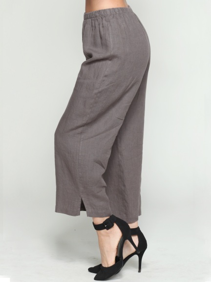 Plain Pants With Side Slit by Chalet et ceci