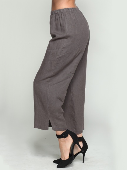 Plain Pants With Side Slit by Chalet et ceci