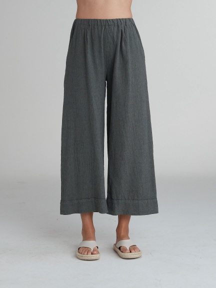 Pleated Crop Pant by Cut Loose