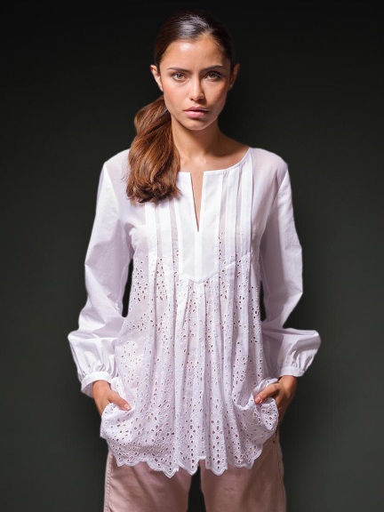 Popover Blouse by Max Volmary at Hello Boutique