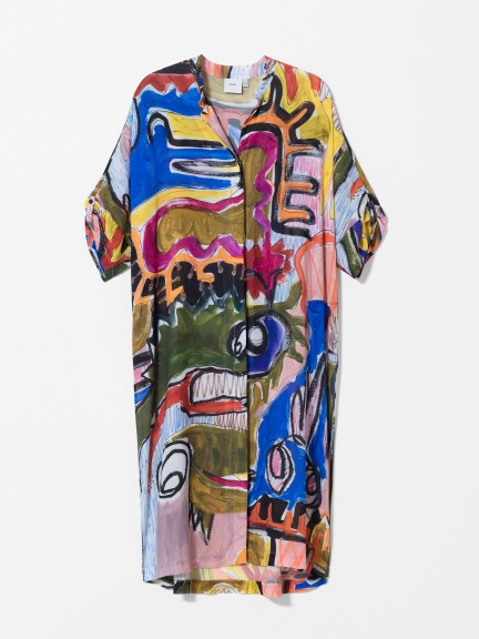 elk mostro shirt dress