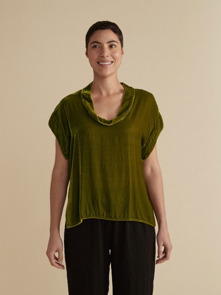 S/S Cowl Top by Cut Loose