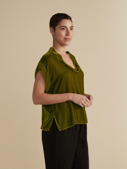 S/S Cowl Top by Cut Loose