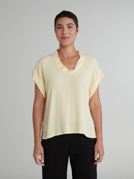 S/S Cowl Top by Cut Loose