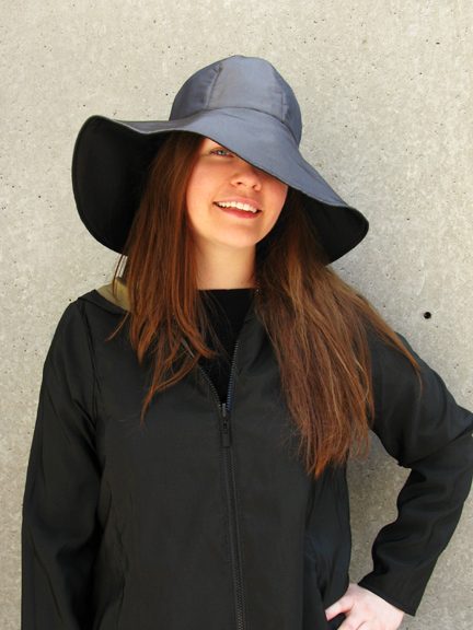 Solid Big Brim Hat by Mycra Pac