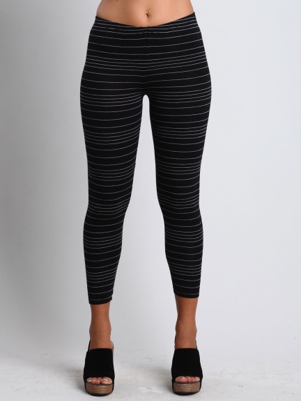 striped high waisted leggings