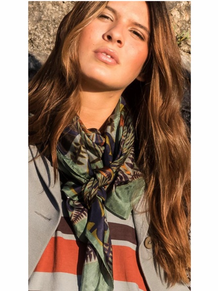 Sunrise Forrest Scarf by Tm Collection