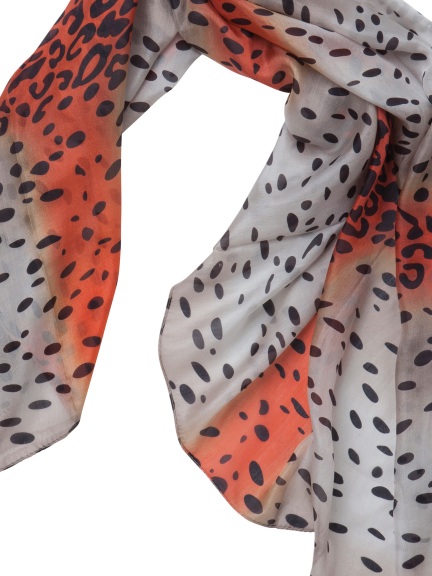 Tiger Print Scarf by Ronen Chen