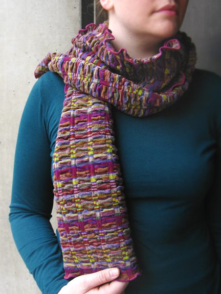 Time Knit Kiribati Scarf by Catherine Andre