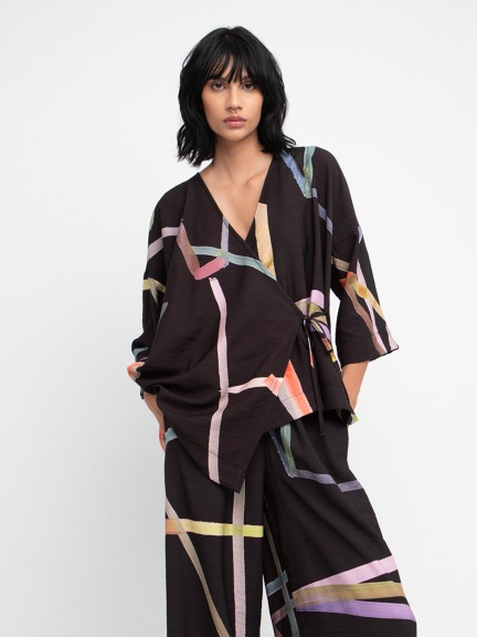 Trip Wrap Top by Ozai N Ku