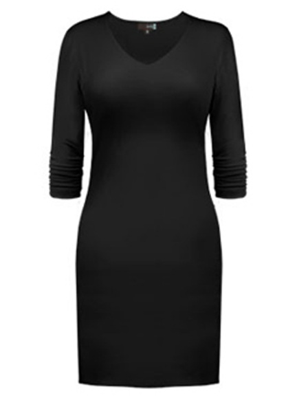 V Neck Dress by Judy P at Hello Boutique