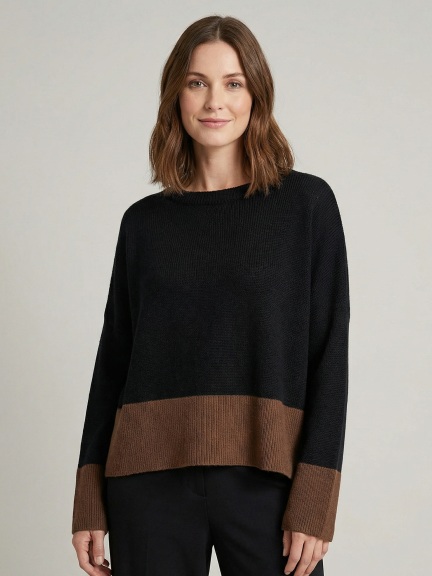 Vista Block Sweater by Alembika