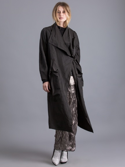 Wrap Trenchcoat by Alembika at Hello Boutique