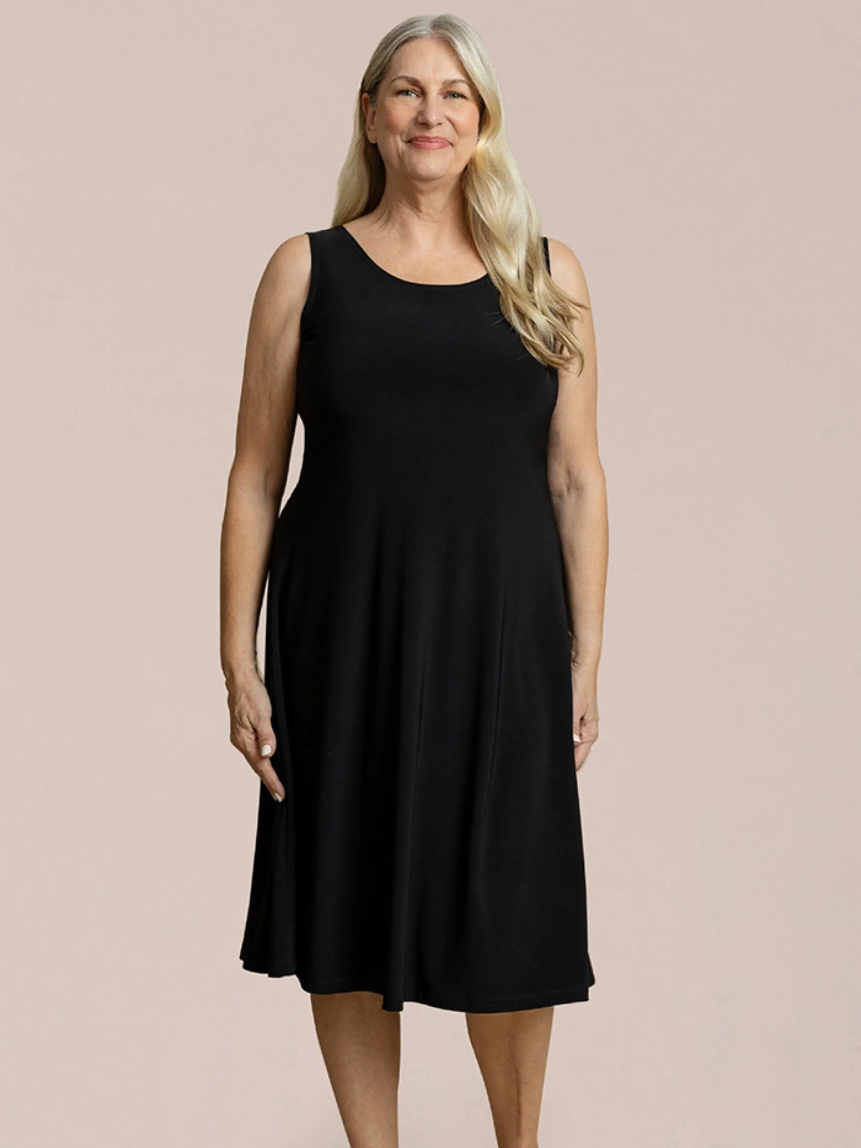 Everyday Tank Dress in Black