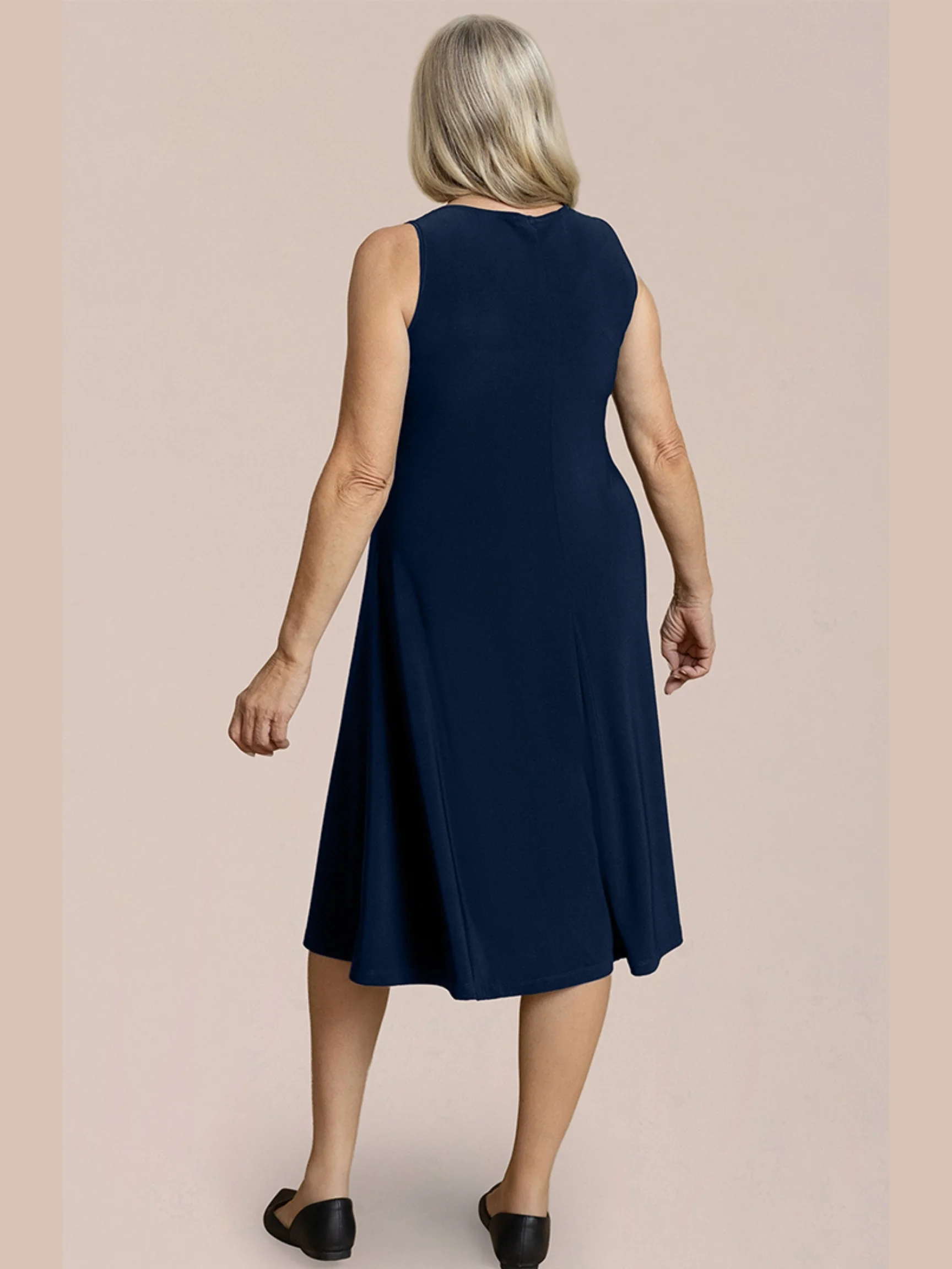 Everyday Tank Dress in Navy