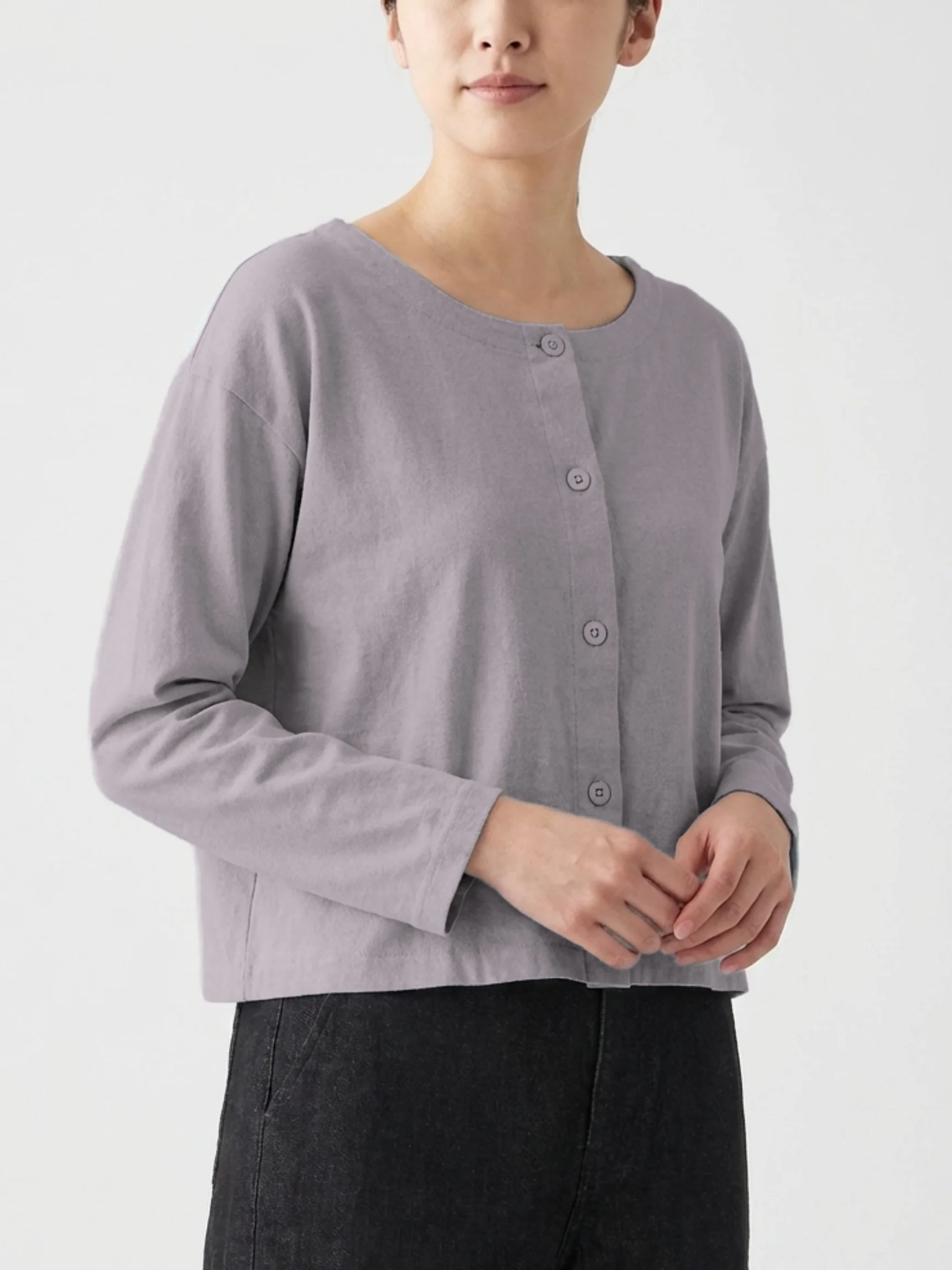 L/S Button Shirt in Iberis