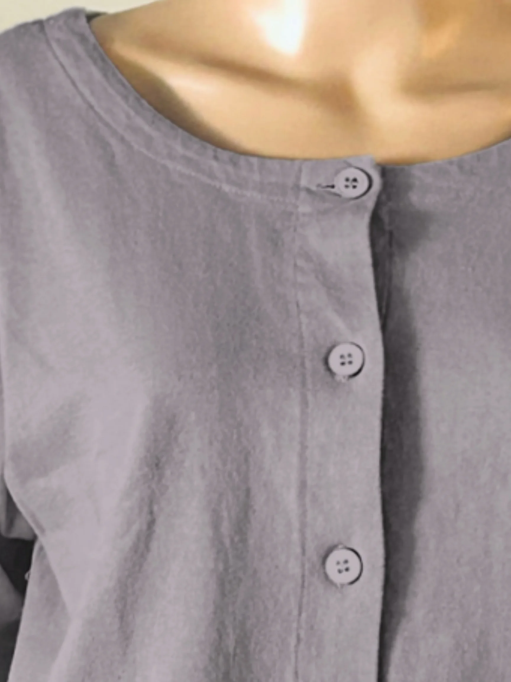 L/S Button Shirt in Iberis