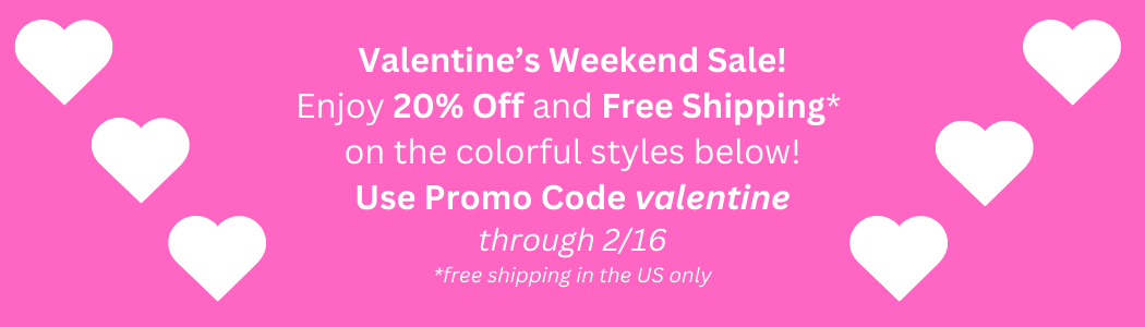 Enjoy 20% Off and Free Shipping (US only) on the items below. Use promo code Valentine